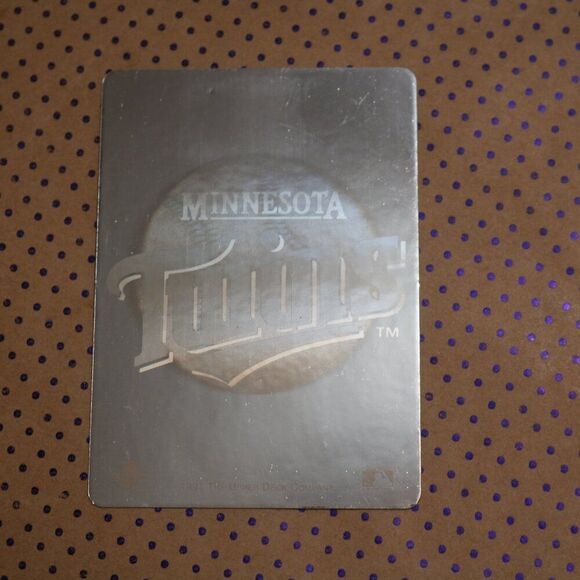 Minnesota Twins Holo Sticker Baseball Card - Picture 1 of 2